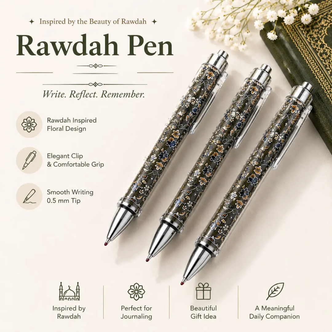 Rawdah Mini Sketchbook | Madinah Pocket Notebook