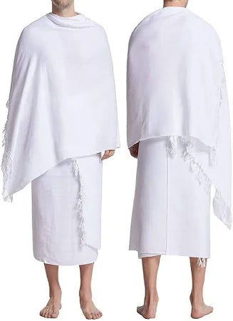 Bamboo Cotton Ihram Set (2 Pieces)  Premium Quality