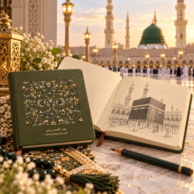 Rawdah Mini Sketchbook | Madinah Pocket Notebook