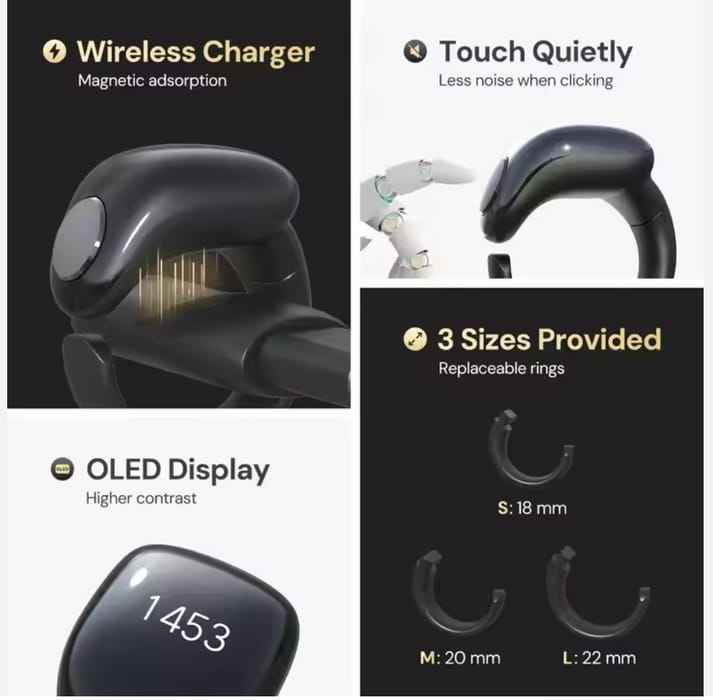 Itasbih Zikr Ring Salah Reminder recharchable - Zikr ring - Smart tasbih - Digital zikr - Dhikr counter - Islamic tech - Islamic Gift - Hajj/Umrah Gifts - Ramadan/Eid Gift