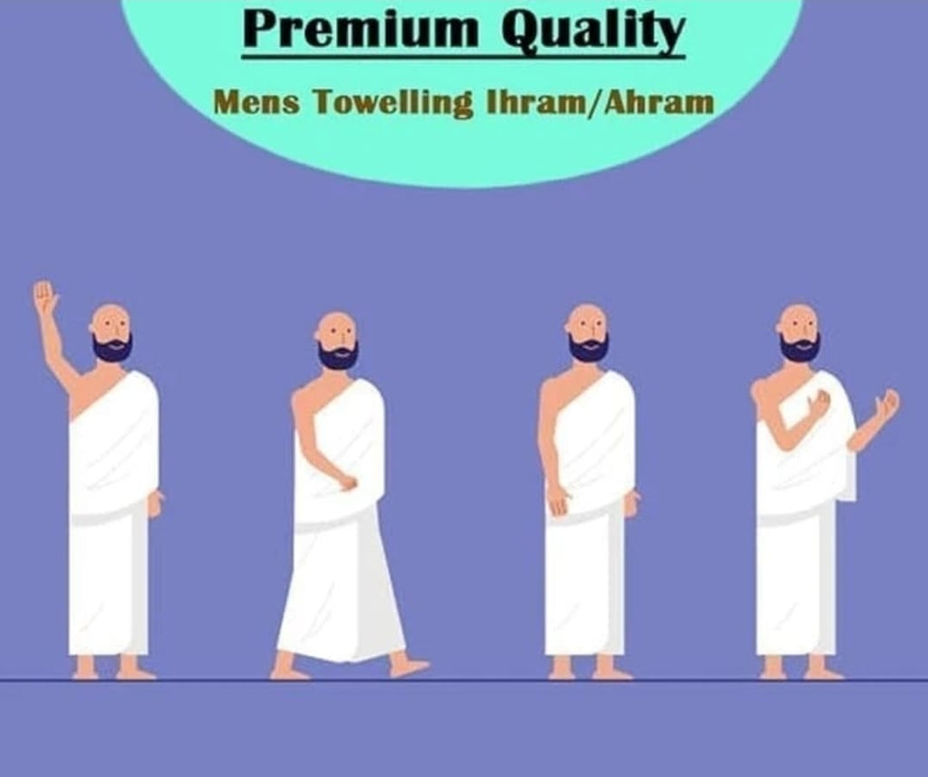 Bamboo Cotton Ihram Set (2 Pieces)  Premium Quality