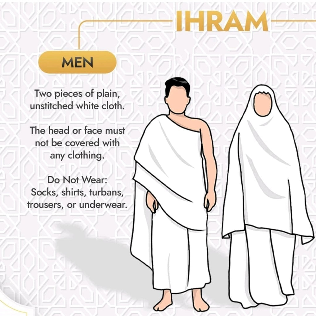 Bamboo Cotton Ihram Set (2 Pieces)  Premium Quality