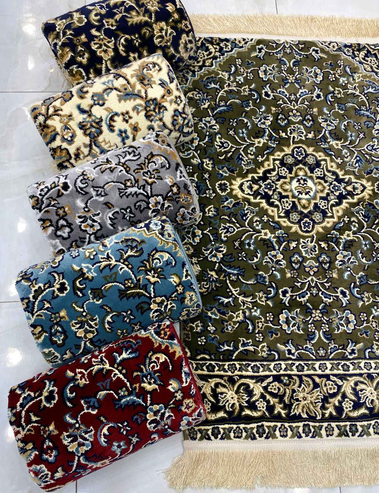 Al Rawdah Prayer Mat  Luxurious Comfort from Madina - 70 x 110 cm - Al Rawda Authentic Prayer Mat - Soft Prayer Mat - Islamic Prayer Rug - Eid/Ramadan Prayer Mat - Hajj/Umrah Gifts - New Muslim Gifts