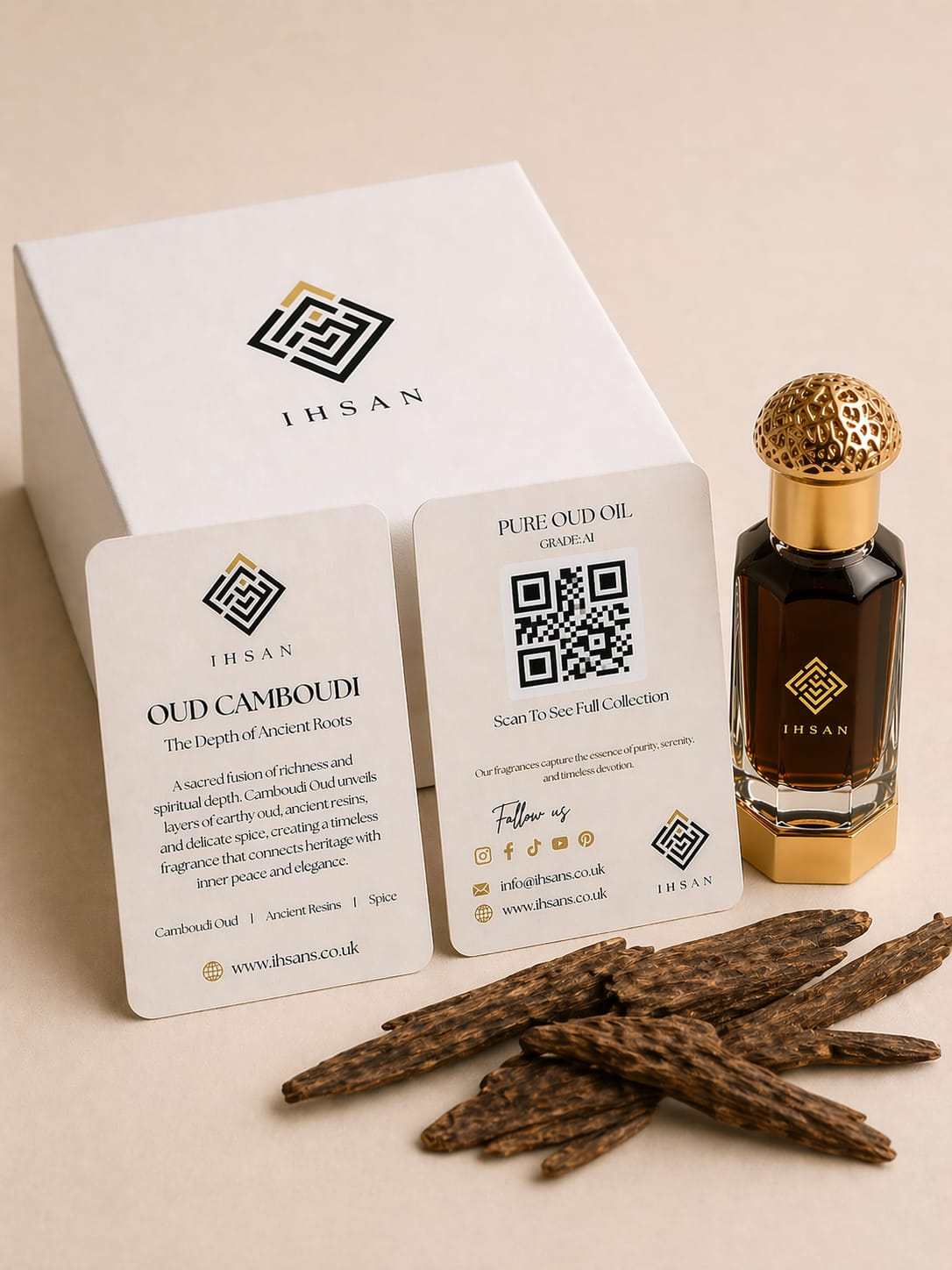 Camboudi Oud 100% Pure Oud Oil Attar 3ml