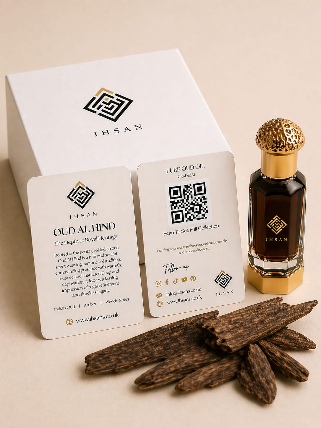 Oud Al Hind 100% Pure Oud Oil Attar 3ml