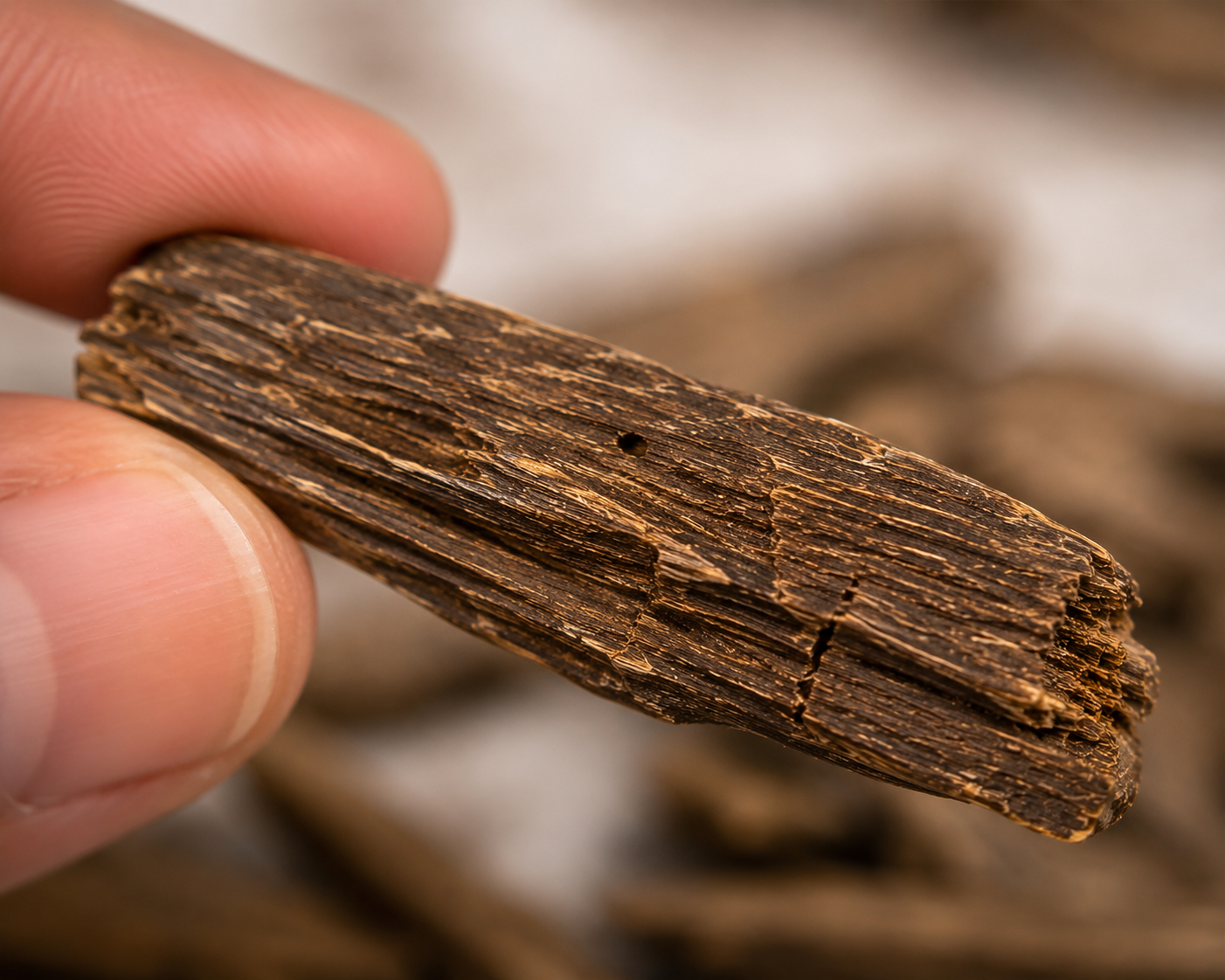 Aromatic Cambodian Agarwood Woodchips