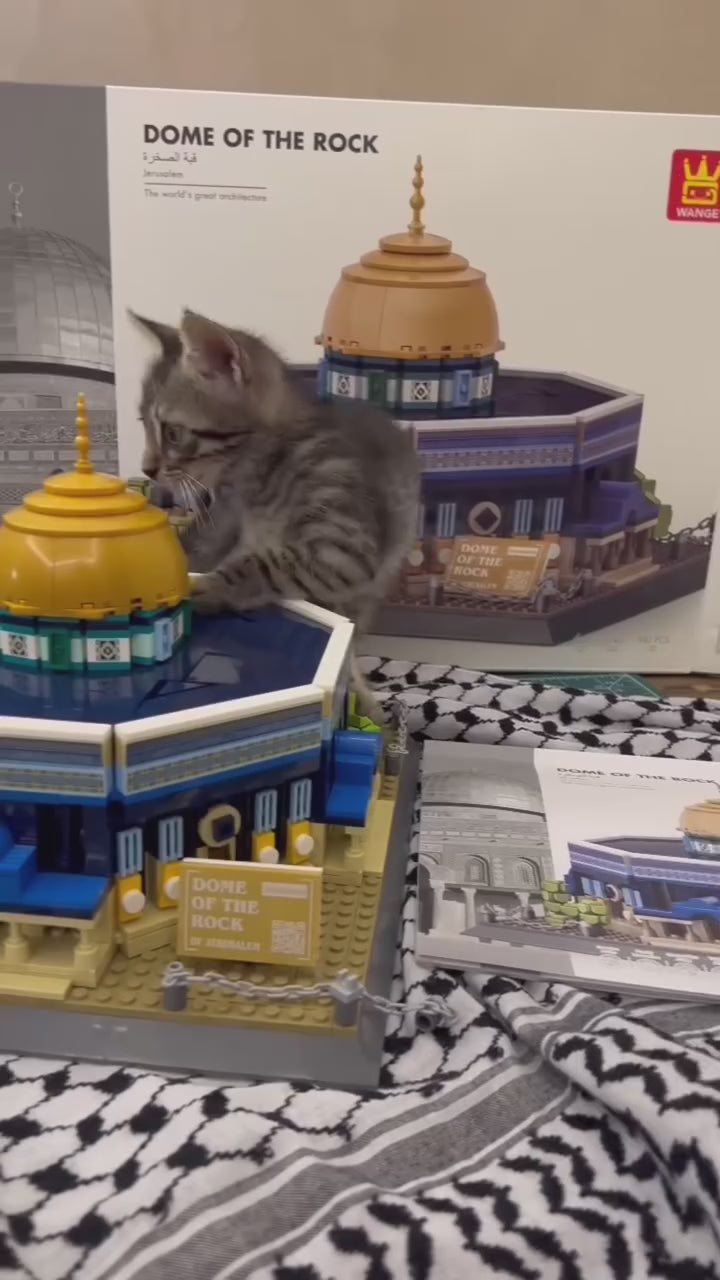Al Aqsa Islamic Building Bricks - Islamic Toy For Muslim Kids Ages 6+ - Mosque Building Brick Set - Muslim Kids Building Brick Toy - Muslim Kids Gift