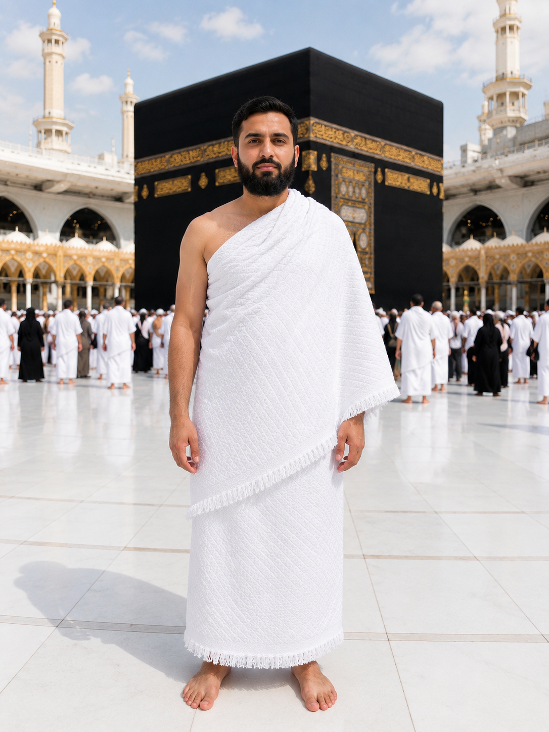Bamboo Cotton Ihram Set (2 Pieces)  Premium Quality