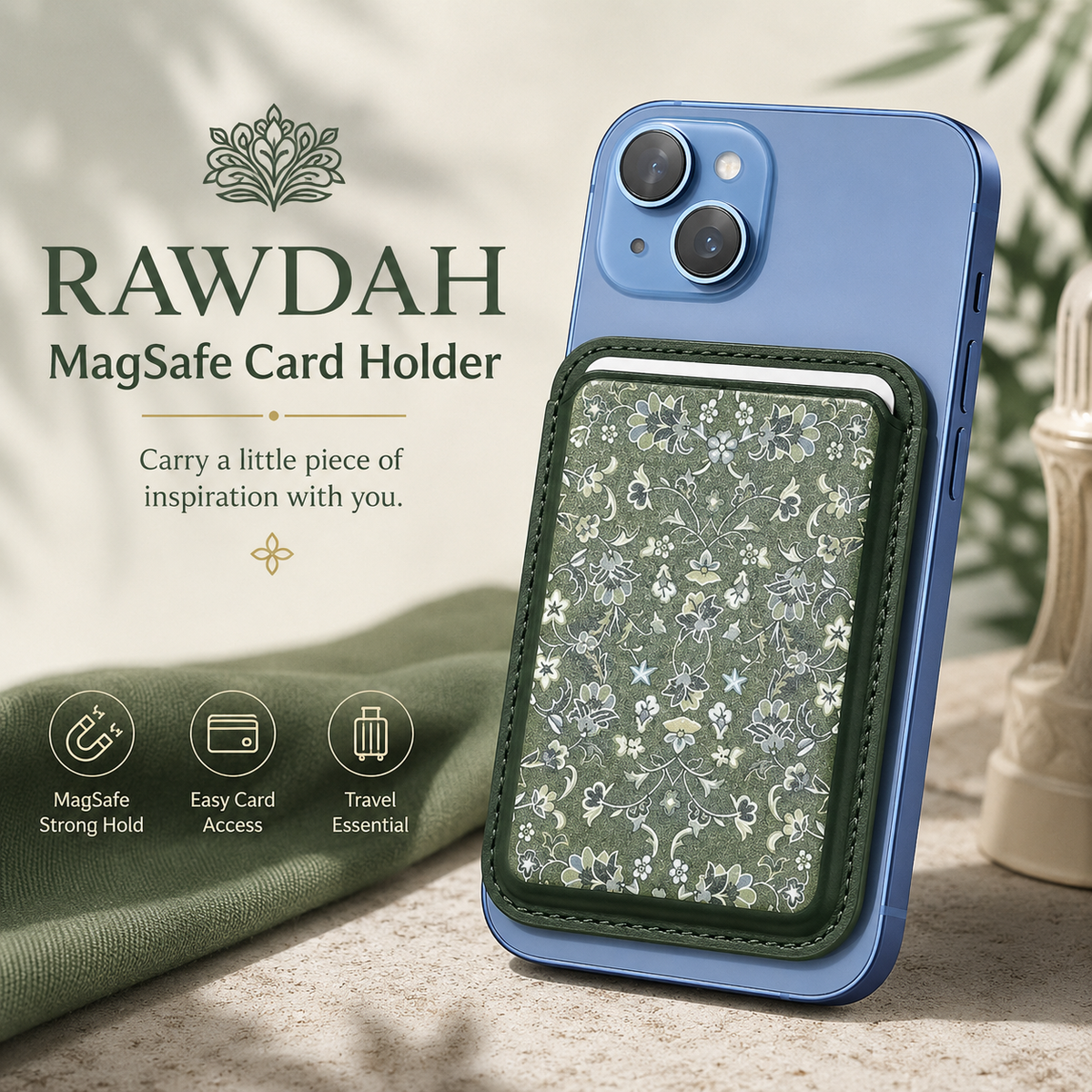 Rawdah Inspired Magsafe Wallet