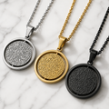 Ayatul Kursi Rotating Pendant Necklace & Car Hanger