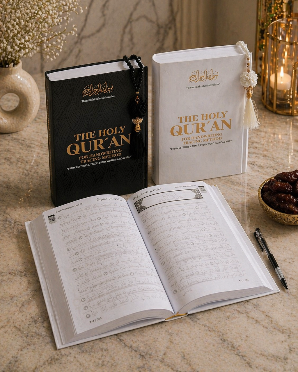Calligraphy Quran (Uthmani Hafs) Edition – Traceable Quran Text