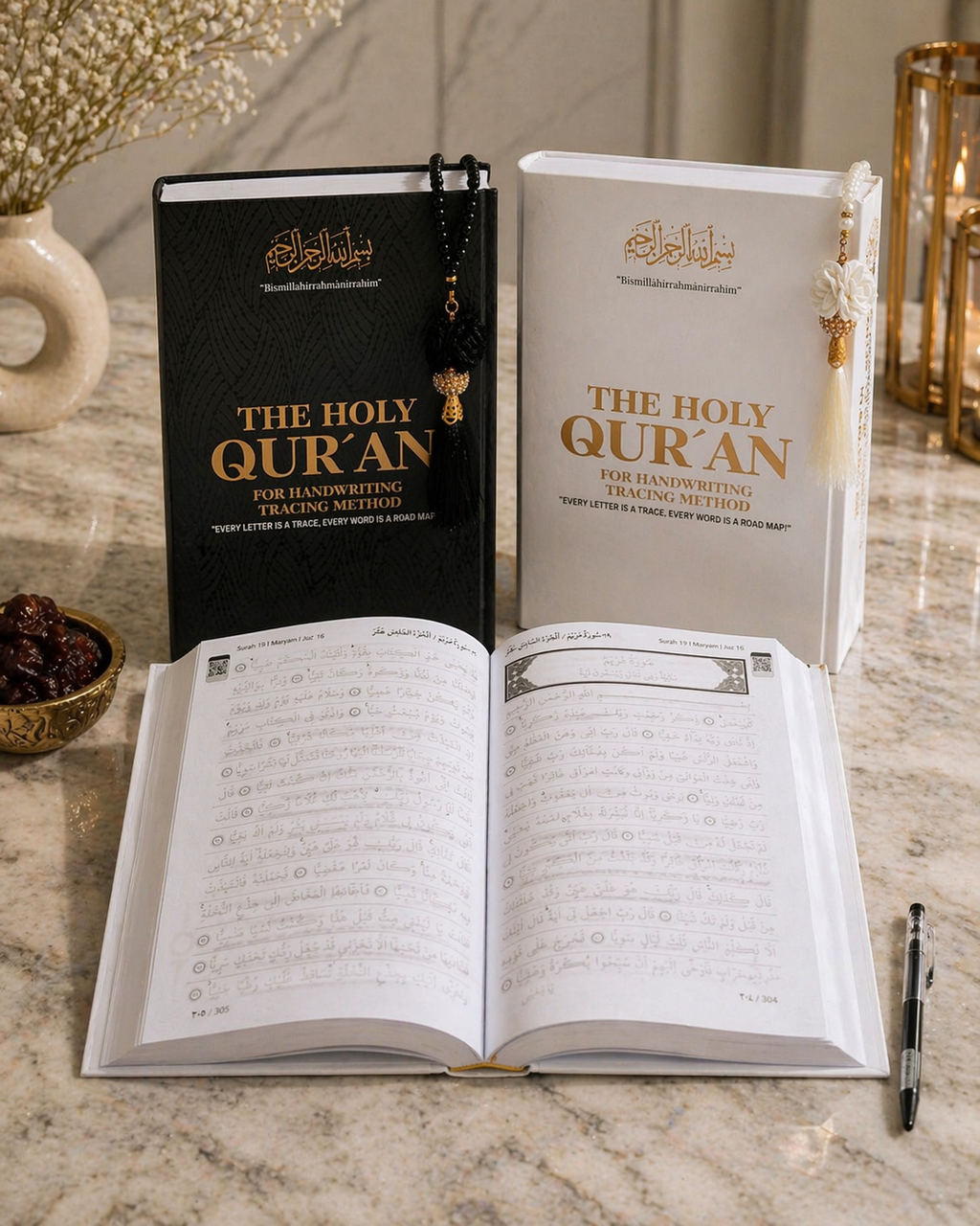 Calligraphy Quran (Uthmani Hafs) Edition – Traceable Quran Text