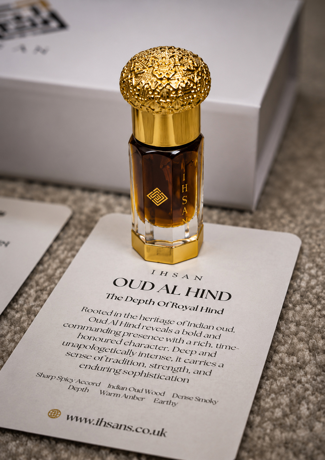 Oud Al Hind 100% Pure Oud Oil Attar 3ml