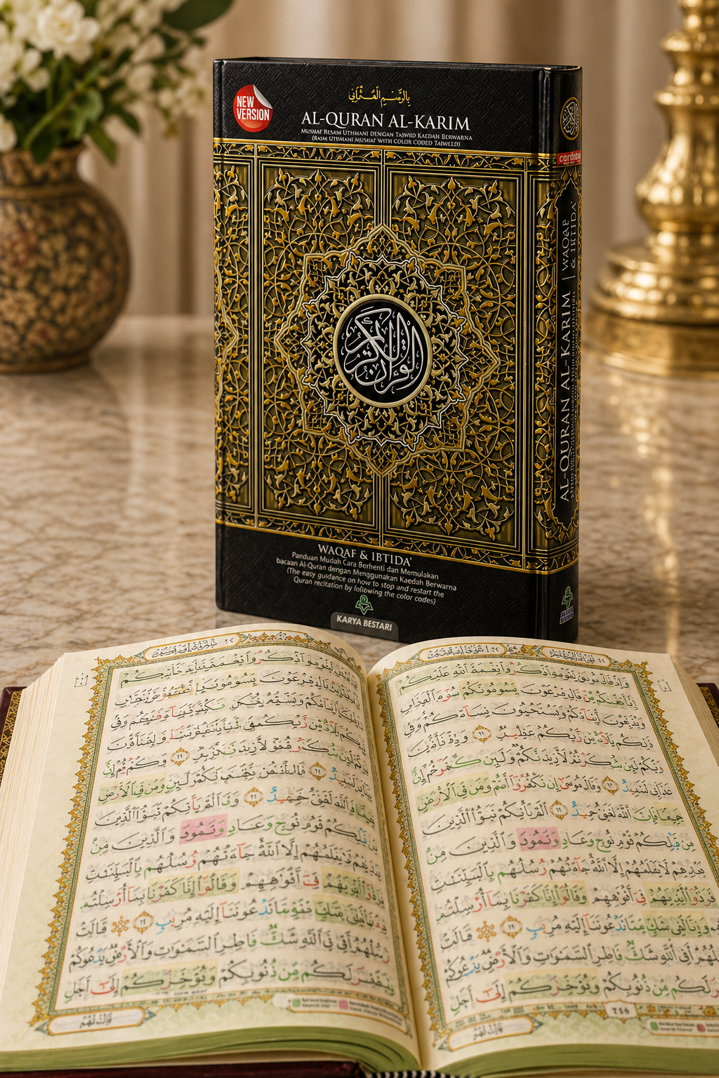 Al-Quran Al-Karim Mushaf Waqaf & Ibtida A5 (5.8"x 8.3")