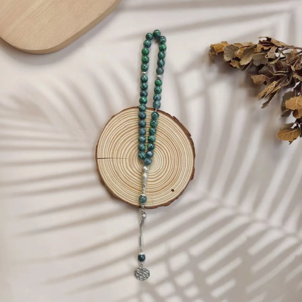 Premium Natural Agate Stone Tasbih Prayer Beads