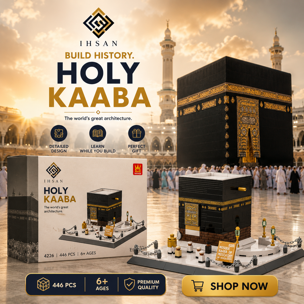 Kaaba Building Blocks Children Educational